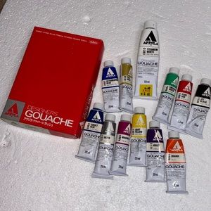 Gouache Paints totals 12 paints